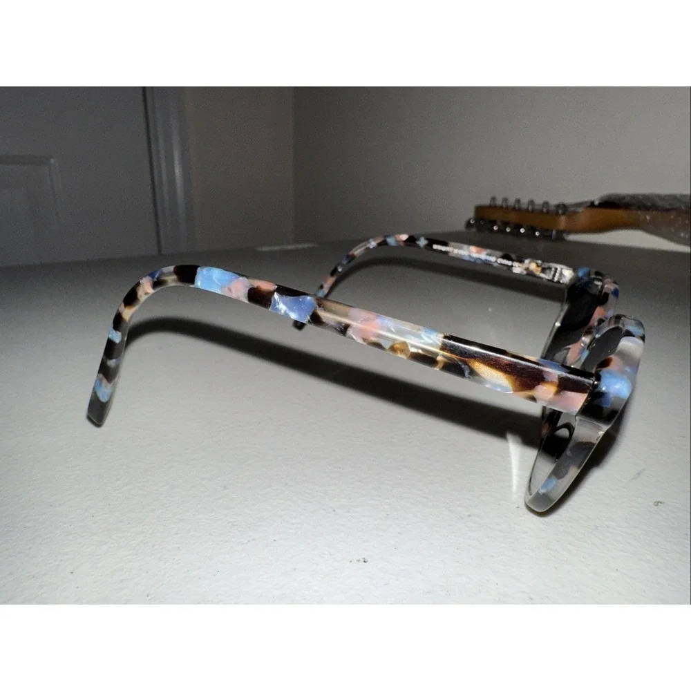 Warby Parker Wright N 855 Narrow Round Multicolor Eyeglass FRAMES ONLY 49 18 140